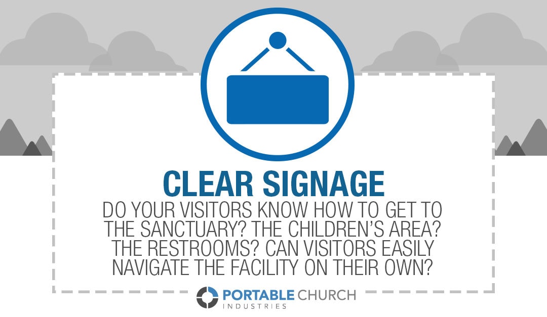Church Launch Must-Haves | Clear Signage