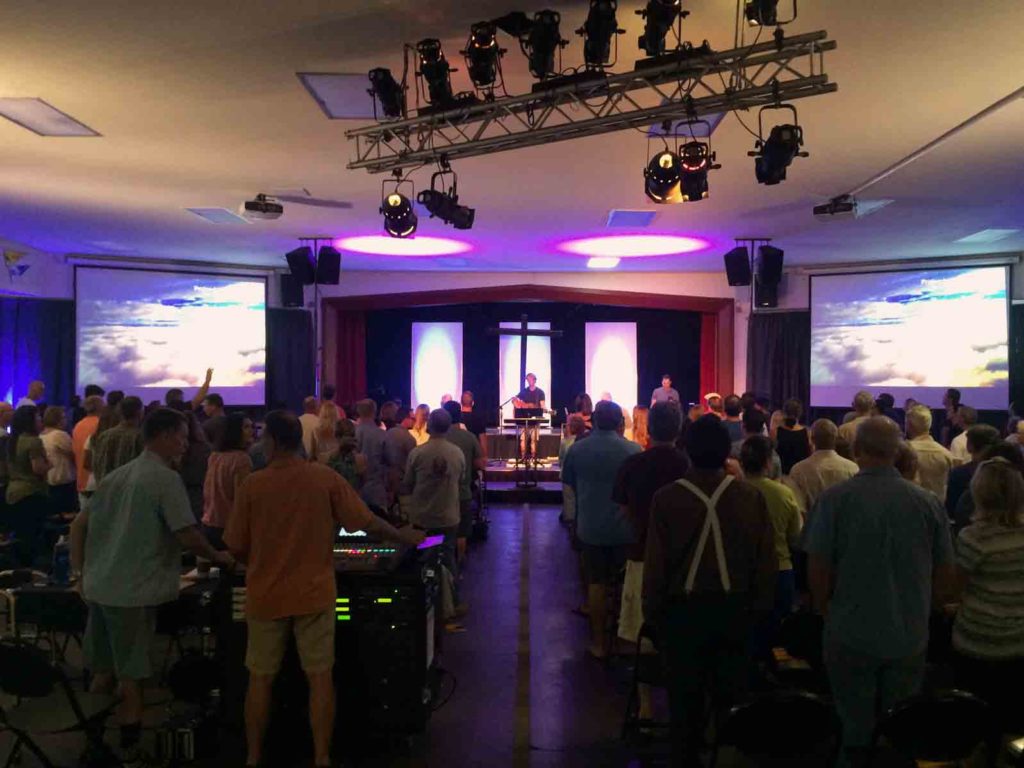 Champion innovation when you create cozy environments for small and large gatherings in your church space.